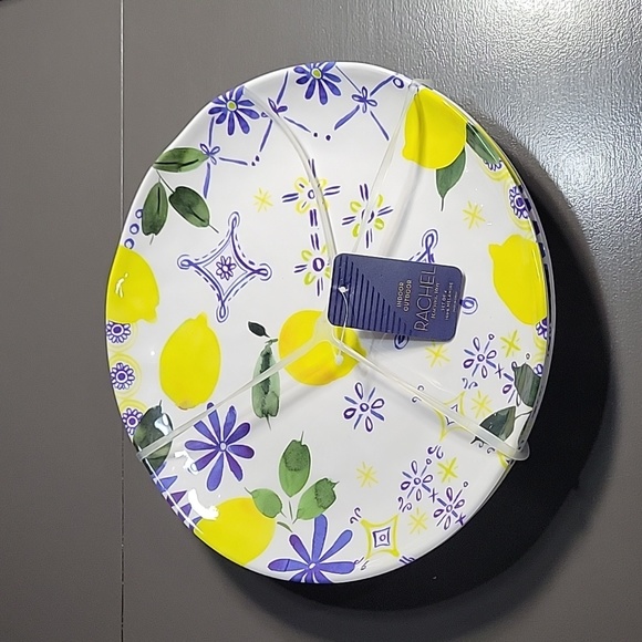 RACHEL ROY Lemon Melamine Plates - Picture 1 of 4